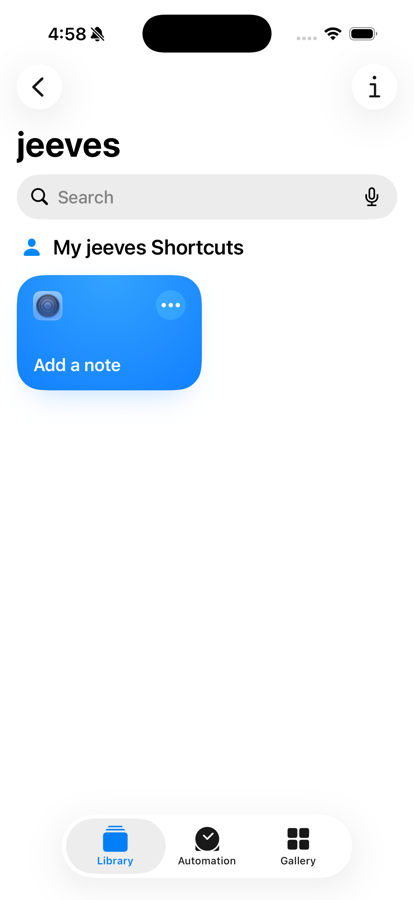 Shortcuts: Ask out loud, or automate it.